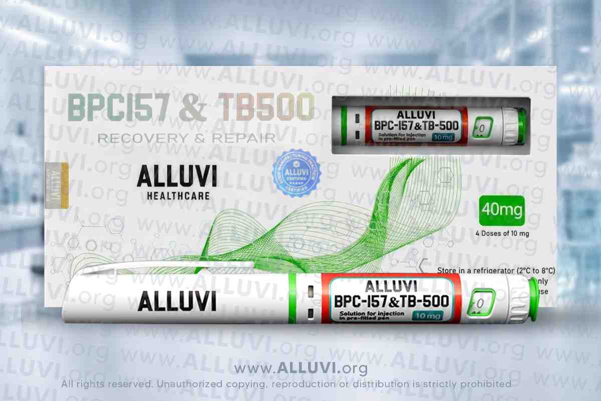 Alluvi BPC 157 & TB-500 40mg Stack (Research & Development Only)